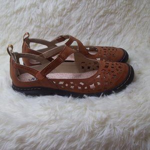 JBU Womens Bellerose Mary Jane Flats Casual